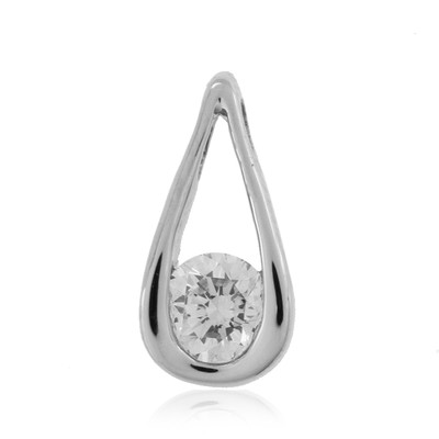 Colgante en platino con Diamante limpio a lupa F (LUCENT DIAMONDS)