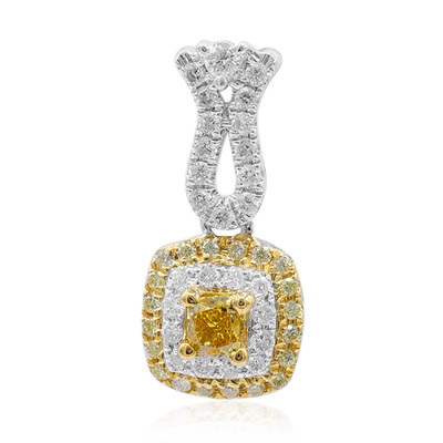 Colgante en oro con Diamante amarillo SI  (CIRARI)