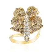 Anillo en oro con Diamante fancy SI2 (CIRARI)
