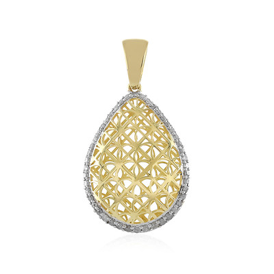 Colgante en oro con Diamante I4 (J) (Ornaments by de Melo)