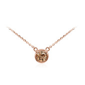 Collar en oro con Diamante rosa de Francia de Argyle VS1 (Annette)