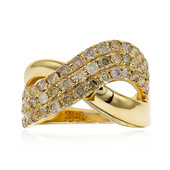 Anillo en oro con Diamante fancy SI2 (CIRARI)