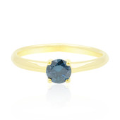 Anillo en oro con Diamante azul SI2  (de Melo)