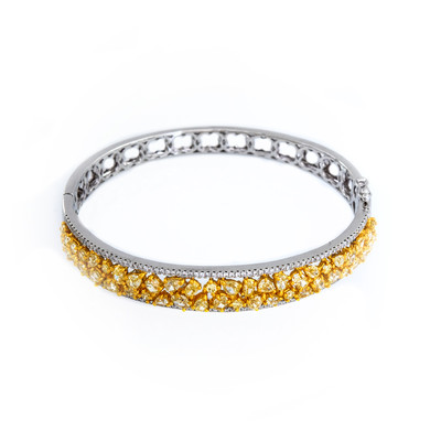 Brazalete en oro con Diamante amarillo (CIRARI)