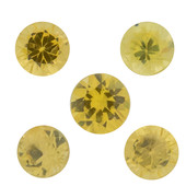 Piedra preciosa con Zafiro amarillo 0,31 ct