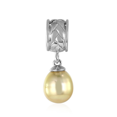 Colgante en plata con Perla dorada del Mar del Sur Kabira  (TPC)