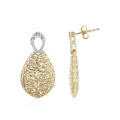 Pendientes en oro con I1 (I) Diamante (Ornaments by de Melo)