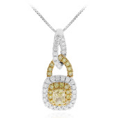 Collar en oro con Diamante amarillo SI1 (CIRARI)