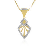 Collar en oro con Diamante limpio a lupa F (LUCENT DIAMONDS)