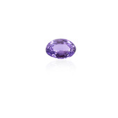 Piedra preciosa con Zafiro de Ceilán púrpura no calentado