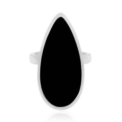 Anillo en plata con Ónix negro (MONOSONO COLLECTION)