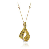 Collar en oro con Diamante amarillo SI1 (CIRARI)
