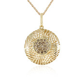 Collar en oro con Diamante chocolate I1 (Ornaments by de Melo)