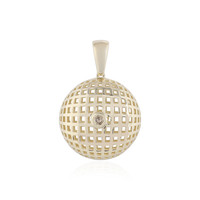 Colgante en oro con Diamante champán I1  (Ornaments by de Melo)