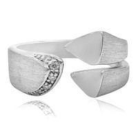 Anillo en plata con I1 (I) Diamante