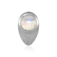 Colgante en plata con Piedra de Luna arcoíris AAA