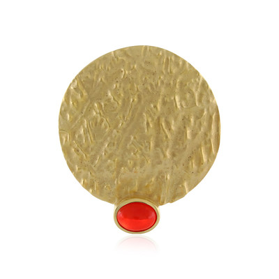 Colgante en plata con Ópalo rojo de Etiopía (MONOSONO COLLECTION)