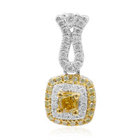 Colgante en oro con Diamante amarillo SI  (CIRARI)