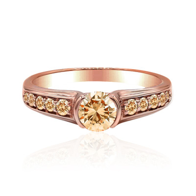 Anillo en oro con Diamante rosa de Francia de Argyle VS1 (Annette)
