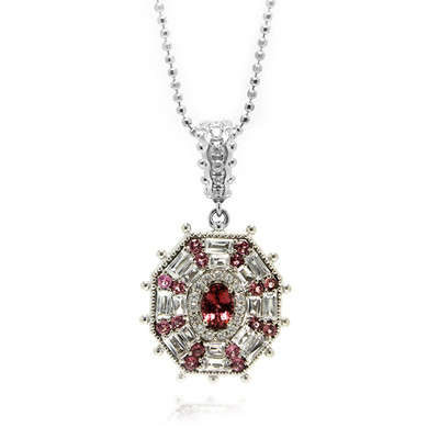 Collar en plata con Turmalina rosa (Dallas Prince Designs)