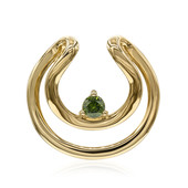 Colgante en oro con Diamante verde VS1 (Annette)