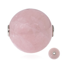 Colgante en plata con Cuarzo rosa