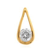Colgante en oro con Diamante limpio a lupa F (LUCENT DIAMONDS)