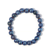 Brazalete con Perla de lava azul royal