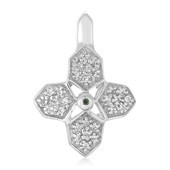 Colgante en plata con Diamante Bosque Verde (Molloy)