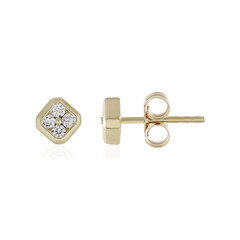 Pendientes en oro con Diamante I2 (I)