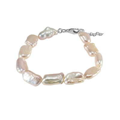 Brazalete en plata con Perla Freshwater (TPC)