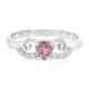 Anillo en plata con Zafiro Padparadscha