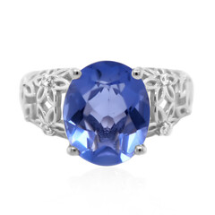 Anillo en plata con Fluorita de color cambiante