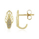 Pendientes en oro con Diamante I2 (H) (Ornaments by de Melo)