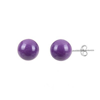 Pendientes en plata con Fosfosiderita