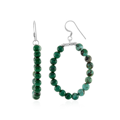 Pendientes en plata con Turquesa