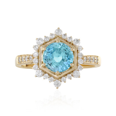 Anillo en oro con Zircón de Ratanak Kirí (Adela Gold)