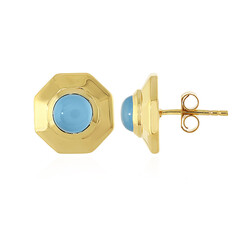 Pendientes en plata con Calcedonia