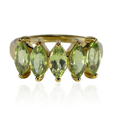 Anillo en plata con Peridoto