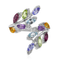 Anillo en plata con Tanzanita