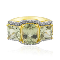 Anillo en oro con Diáspora de color cambiante (Tenner Diniz)