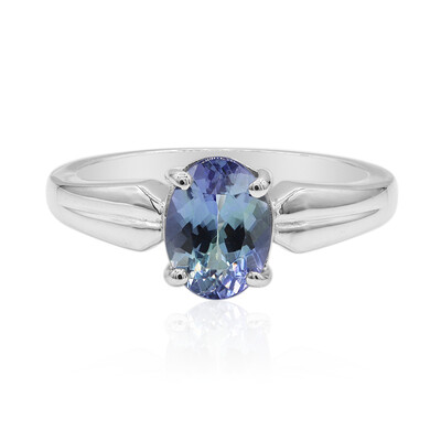 Anillo en plata con Tanzanita sin calentar