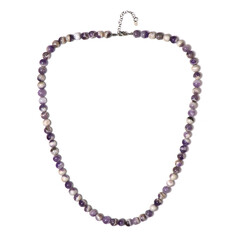 Collar en plata con Amatista Chevron