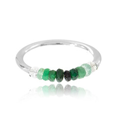Anillo en plata con Esmeralda (Maigold Kreativ)