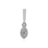 Colgante en plata con I1 (I) Diamante