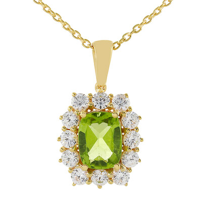 Collar en plata con Peridoto