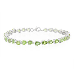 Brazalete en plata con Turmalina Paraíba