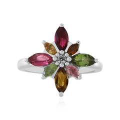 Anillo en plata con Turmalina