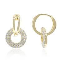 Pendientes en oro con Diamante I1 (H)  (CIRARI)