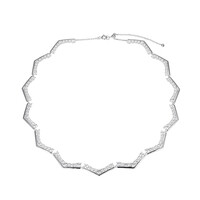 Collar en plata con Zircón (Adela Silber)